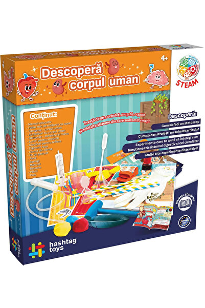 Hashtag Toys Educational Game - Discover the Human Body