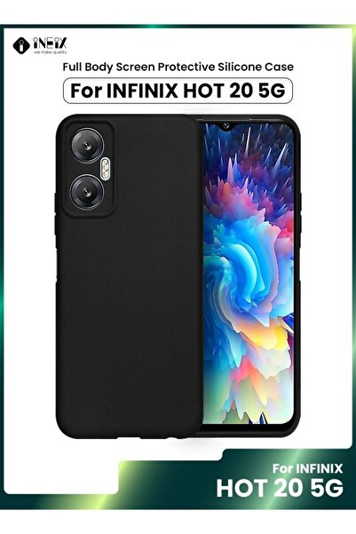 ineix غطاء حماية سيليكون ناعم لهاتف Infinix Hot 20 5G