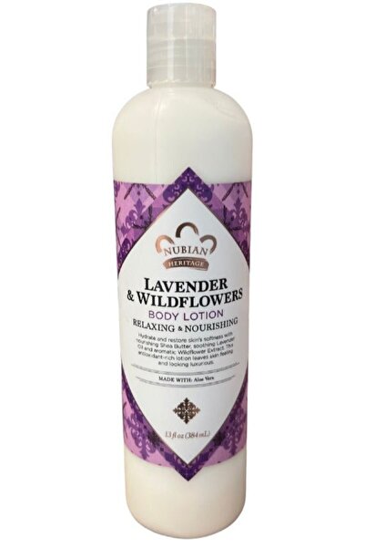 Nubian Heritage Nubian Lotion Lavender & Wild Flowers 13 Fz
