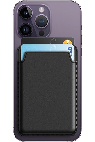 JETech Magnetic Wallet Compatible with MagSafe for iPhone 17/Air/16/15/14/13/12 & Pixel 10, PU Card