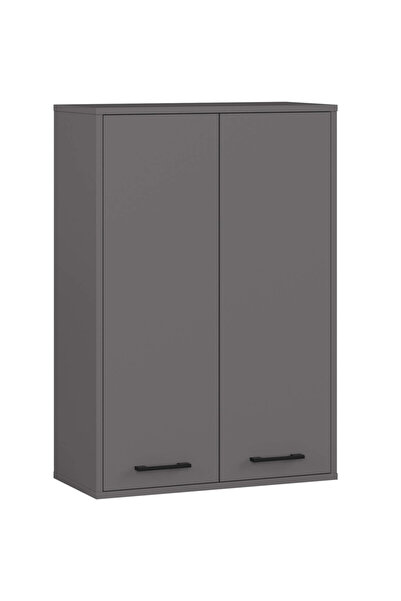 SERSIMO Dulap de baie montat pe perete, cu 2 uși și 4 rafturi interioare, 16 ...