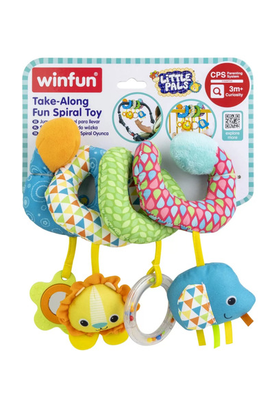 WINFUN Спирална играчка за бебешка количка,