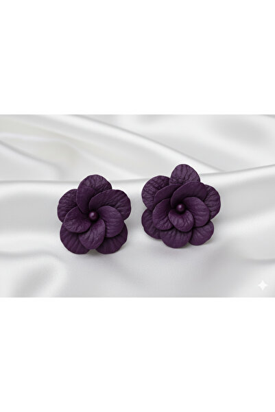 Lu Atelier Fleur De Nuit – Handmade Flower Earrings |   Stylish & Timeless Design