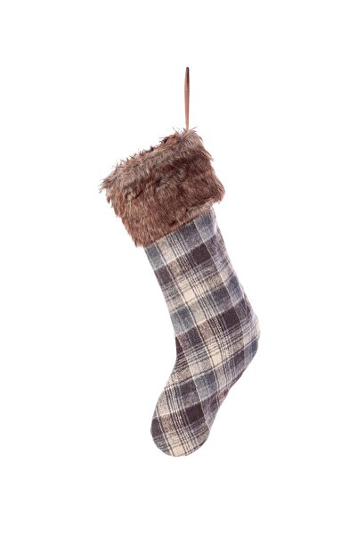 Bizzotto Christmas Ornament Polyester Stocking H 45cm