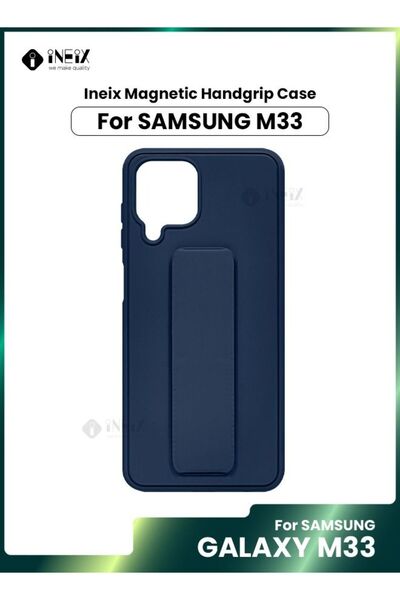 ineix حزام معصم مغناطيسي 3 في 1 مع حامل وغطاء جراب لهاتف Samsung Galaxy M33