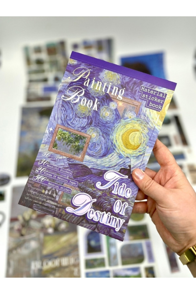 Kağıt Gemi Dükkan Van Gogh Masterpiece Painting 30 Yaprak 505 Adet Sticker 20...