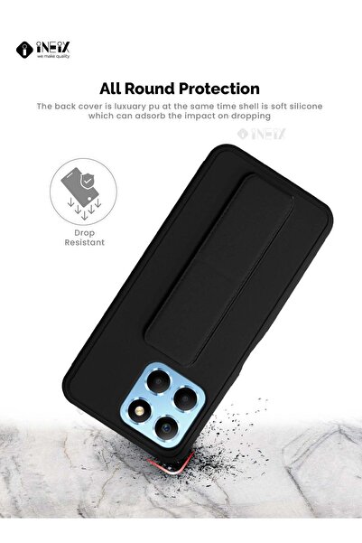 ineix حزام معصم مغناطيسي 3 في 1 مع حامل وغطاء جراب لهاتف Honor X8 5g