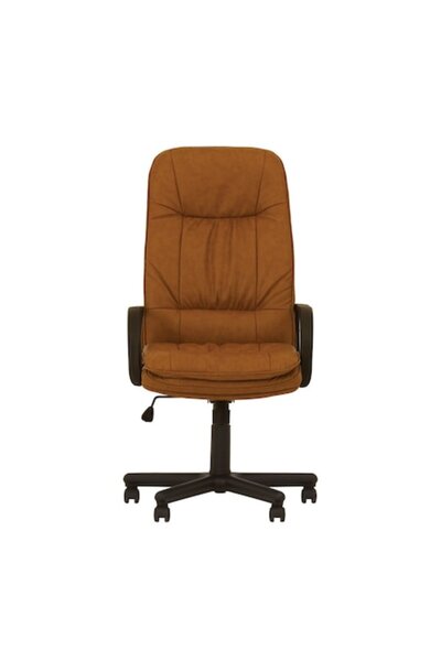 Ergonica Scaun directorial HELLO, Brun deschis piele ecologica