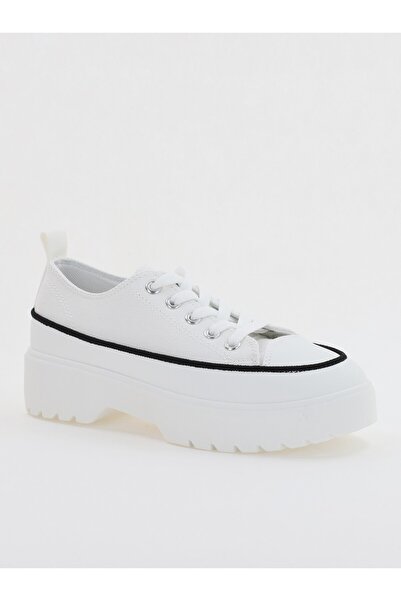 Bello Star Pantofi Sport Dama tip teniși cu șiret alb BS116BO2307056