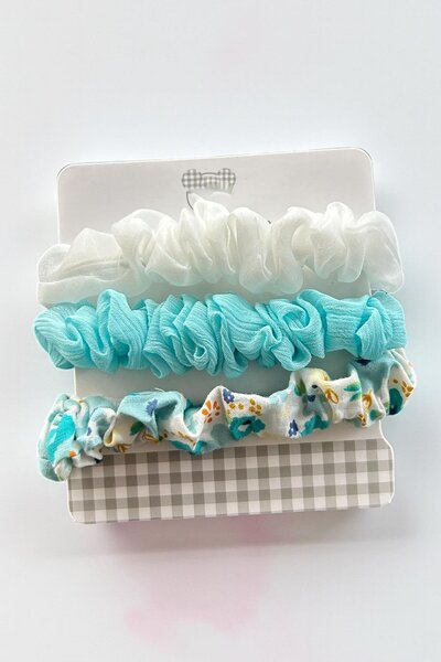 TAKIŞTIR Set of 3 Mixed Color Rubber Buckles