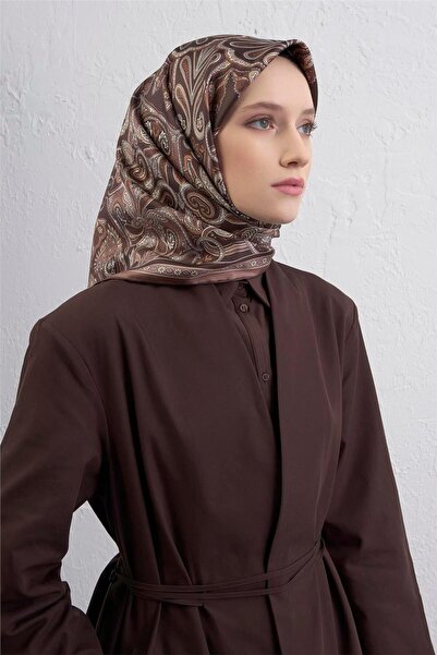 Armine Eșarfă cu model etnic Pure mătase Twill 9421D 32