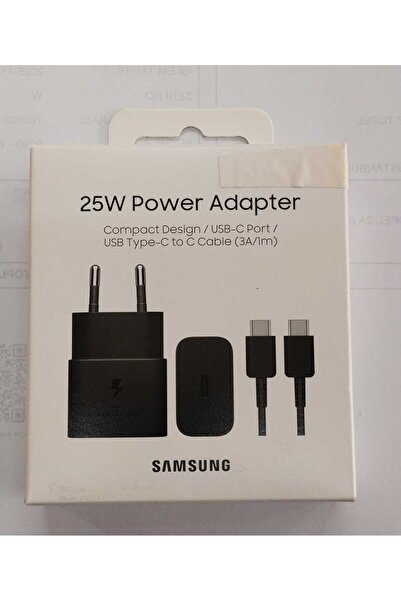 Samsung S21 FE S24 FE TypeC Hızlı Şarj Aleti Siyah**SAMSUNG GARANTİLİ ÜRÜNÜDÜR**