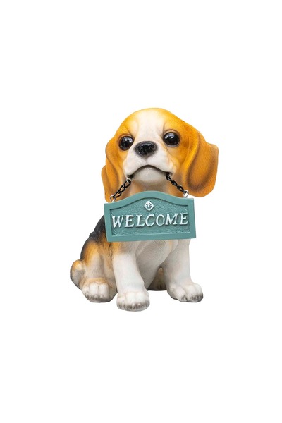 Z-Tools Decorațiune de grădină, din rășină, model cățeluș, înălțime 16cm / ZT...