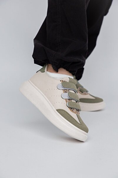 Bello Star Women's green eco-leather sports shoes (BS257EV2310161)