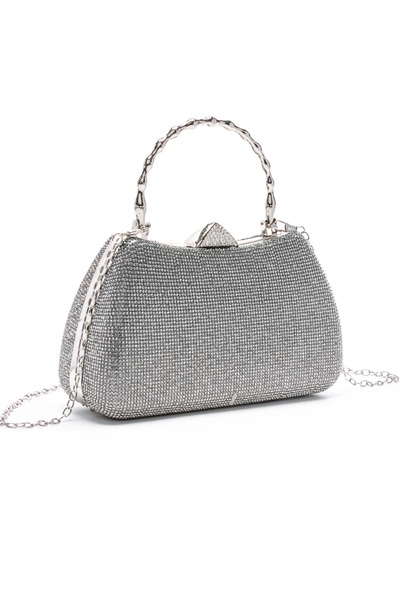 mei Handbag BZ237 Silver