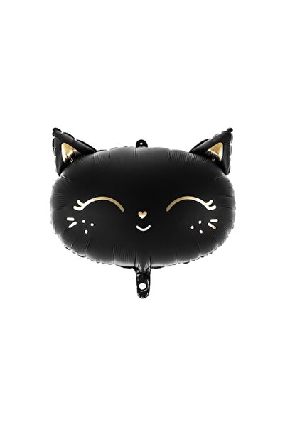 Party Balon folie pisică, negru, 48x36 cm