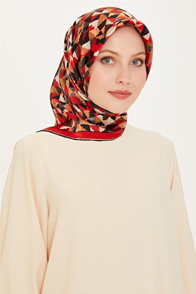 Armine Шарф з геометричним візерунком з чистого шовку 9214D 07
