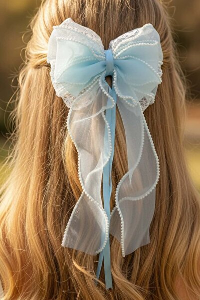 TAKIŞTIR Blue Color Ribbon Figured Vending Machine Buckle