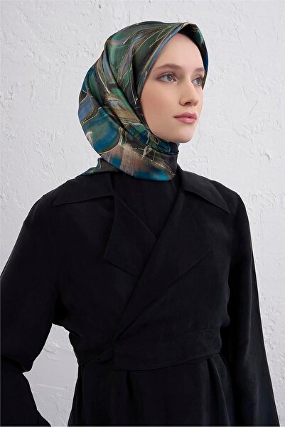 Armine imprimeu floral Eșarfă Pură mătase Twill 9406D 35