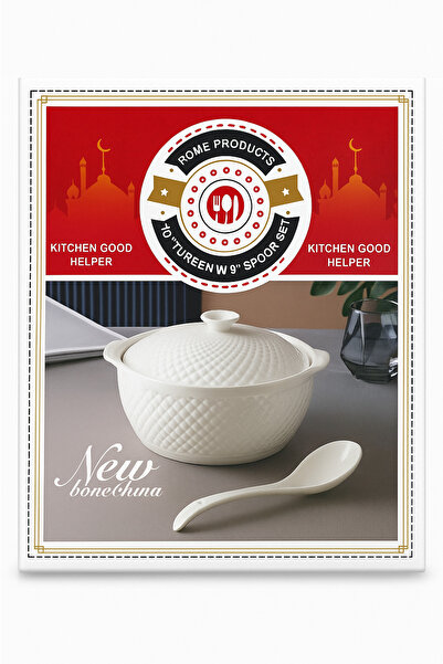 HAIZOL Rome Products New Bone China Soup Set – Kitchen Good Helper