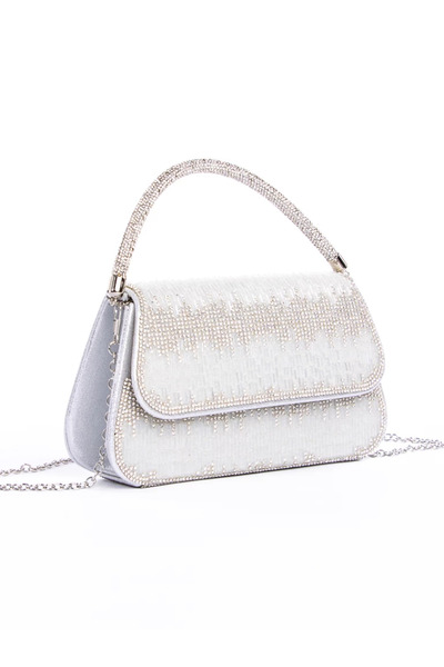 mei Handbag BZ205 Silver