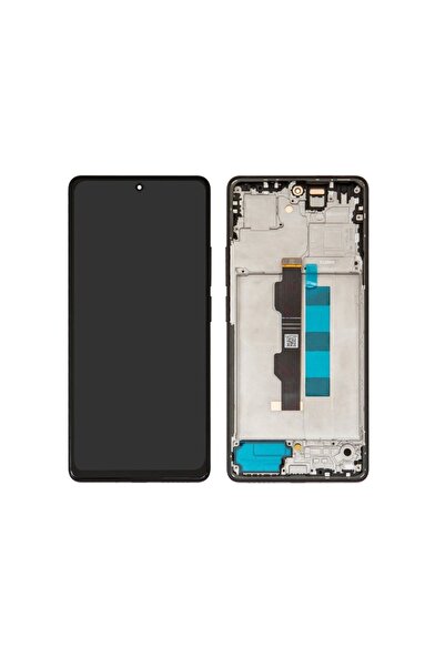 OEM Xiaomi Uyumlu Redmi Note 13 Pro 4G Lcd Ekran Kasalı Çerçeveli Oled - Siyah