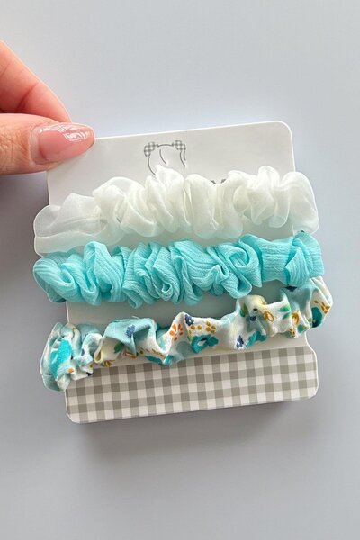 TAKIŞTIR Set of 3 Mixed Color Rubber Buckles