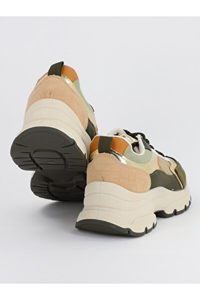 Bello Star Women's sports shoes with green design elements (BS211EV2307083)