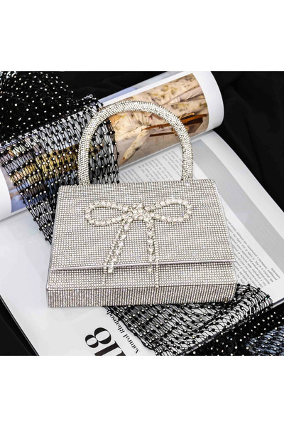 mei BA80 Silver Handbag