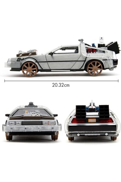 Jada Toys Time Machine - Back to the Future 3 Model Vehicle (1:24)