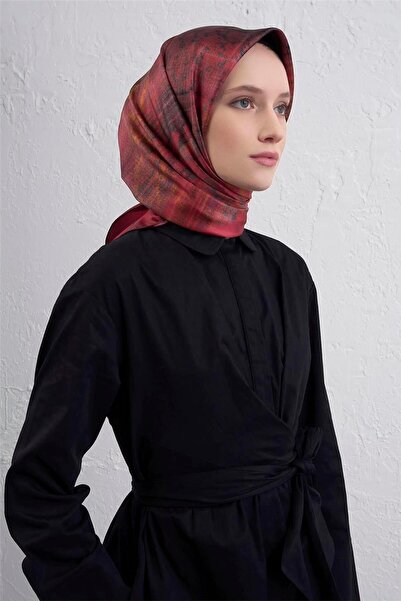 Armine cu imprimeu abstract Eșarfă Pură mătase Twill 9420D 85