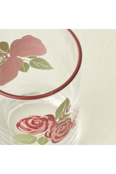 Bella Maison Rose 6-Pack Coffee Side Water Glasses (100 Cc)