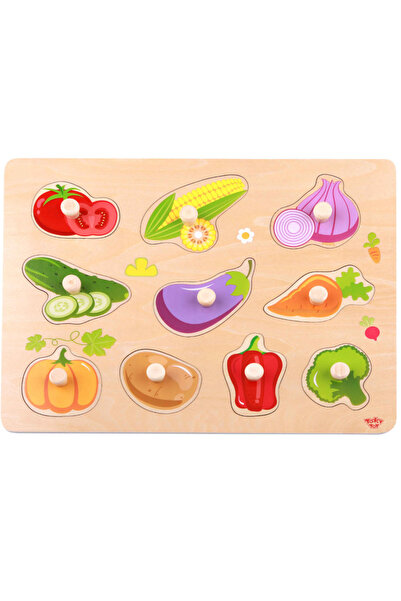 Tooky Toy Wooden vegetable puzzle