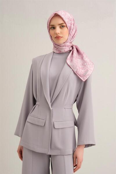 Armine cu imprimeu abstract Eșarfă Saf mătase Sura 9311D 01