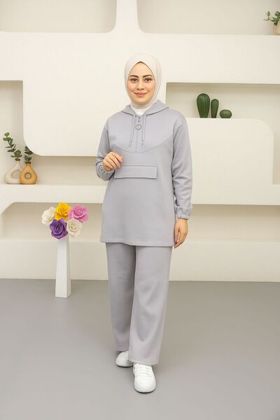 ECESSA FASHİON Hijab Casual Style Sport Two-Piece Set