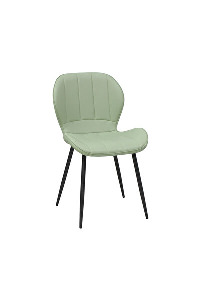 ARTA DOOR Topaz Chairs Light Green Eco-Leather, - Modern, HoReCa, Kitchen, Living Room, Office