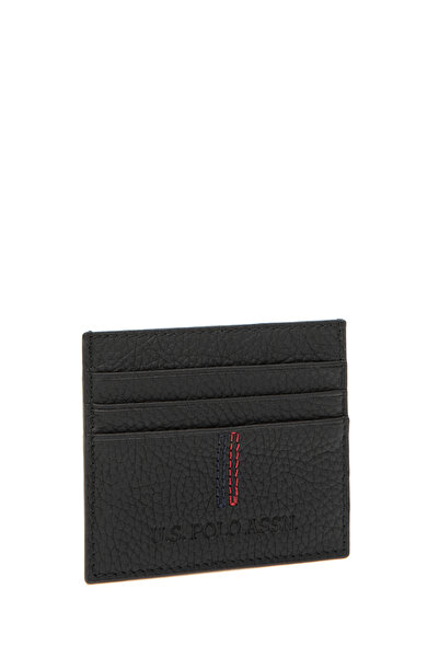 U.S. Polo Assn. Men's Black Card Holder 50314761-Vr046