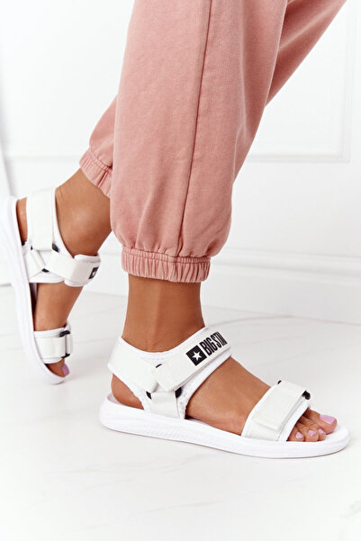 Big Star Shoes Women's sports sandals Big Star HH274A026 White 37