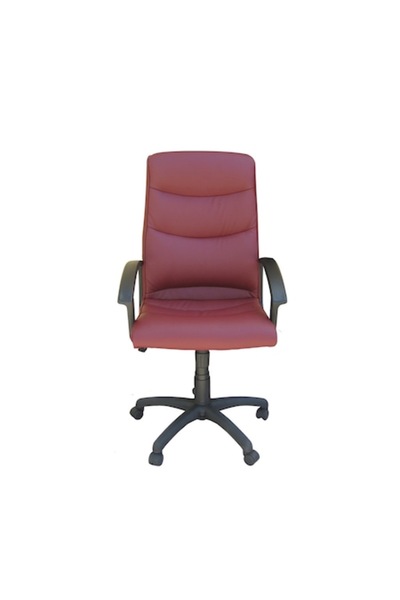 Ergonica Scaun directorial SENIER, piele ecologică vișinie