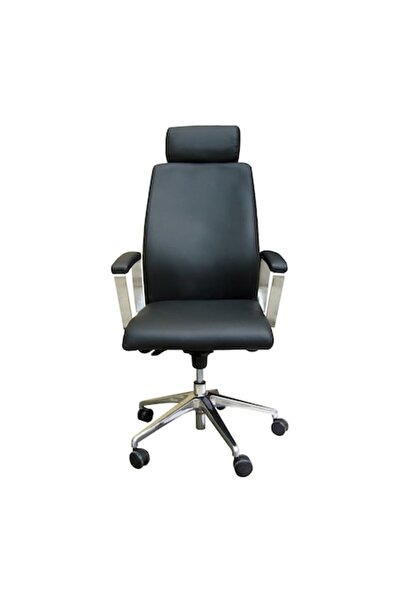 Ergonica Scaun executiv BRUNO, piele naturală neagră