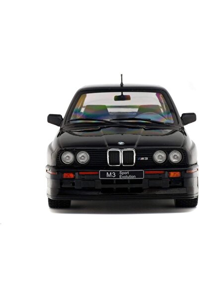 Solido BMW M3 E30 Sport Evolution (Black) - 1:18 Diecast Model Car