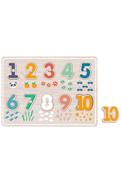 Tooky Toy Wooden Puzzle – Numbers