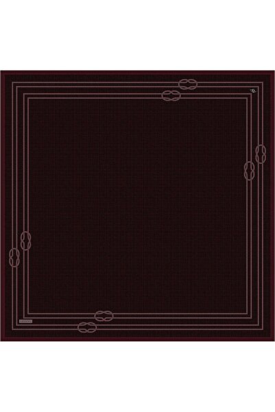 Armine Eșarfă clasică din twill de mătase pură cu model 9404D 12