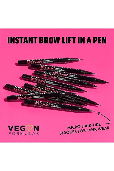 Johnson's Lift & Snatch Brow Pen - 10 Black