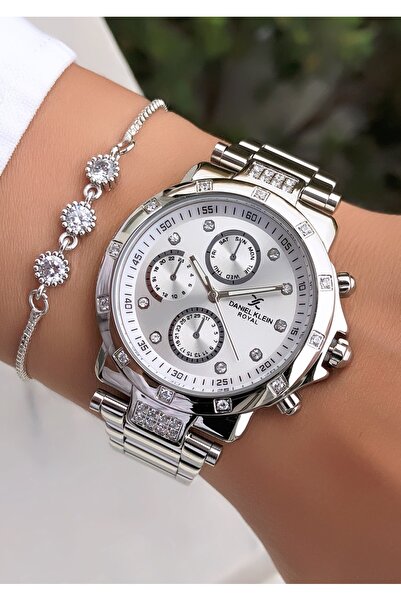 Daniel Klein Orijinal Kadın Kol Saati Yeni Sezon Özel Seri Çelik Kordon Bileklik Hediyeli DKJ6556YT654