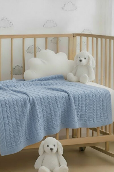 Gubo Hair Braided Knitwear Baby Blanket