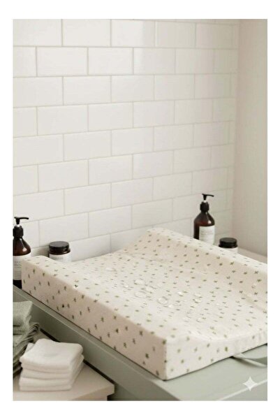 Fun Moment وسادة تغيير حفاضات إسفنجية مقاومة للماء للأطفال