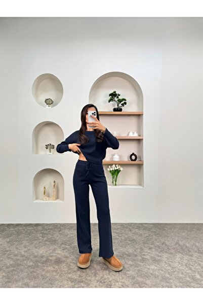 YAKAMEL ŽENSKI KORDUROJ DUGI RUKAVI LOAD Visok struk L Široke nogavice KIM