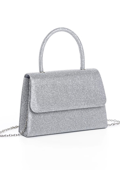 mei Handbag BZ155A Silver
