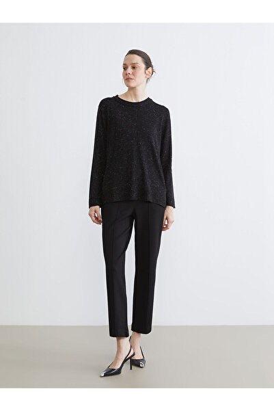 LC Waikiki Lcwaikiki Classic Crew Neck Shiny Look Women's Knitwear Sweater